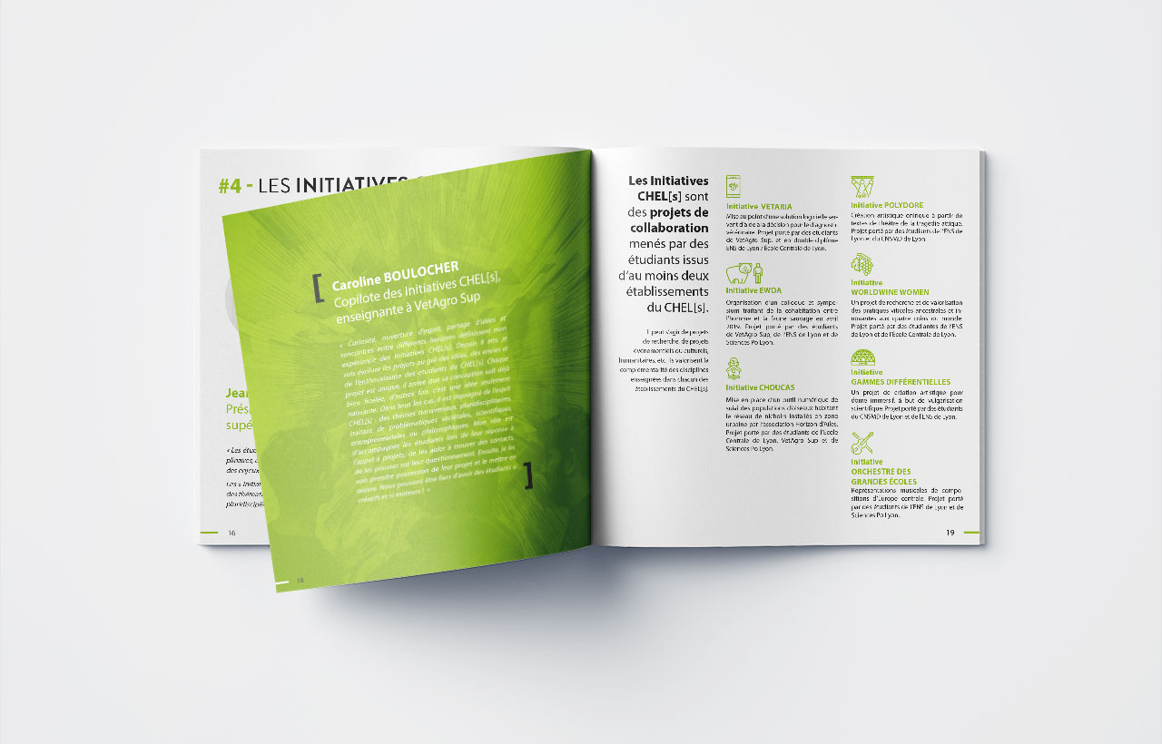 Page intérieure 2 du livret CHEL[s] exposant la démarche pédagogique