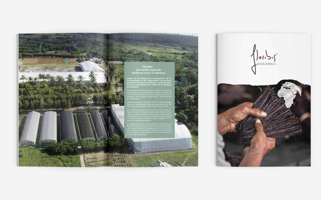 Brochure présentation vanille Floribis