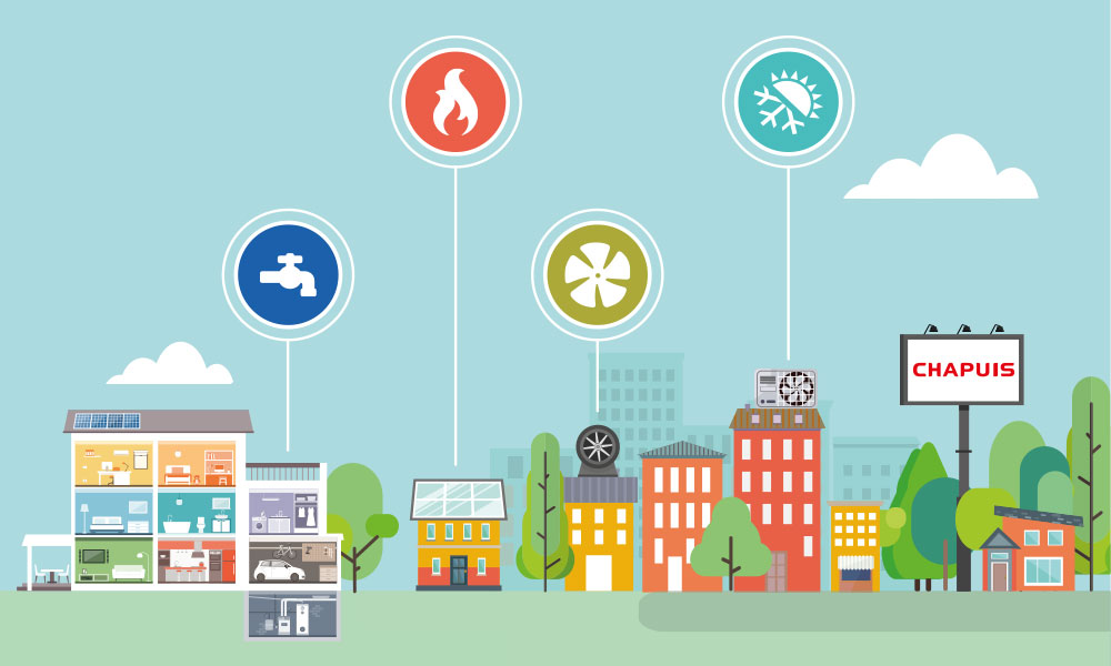 Création de supports imprimés et webdesign pour la Société Nouvelle Chapuis