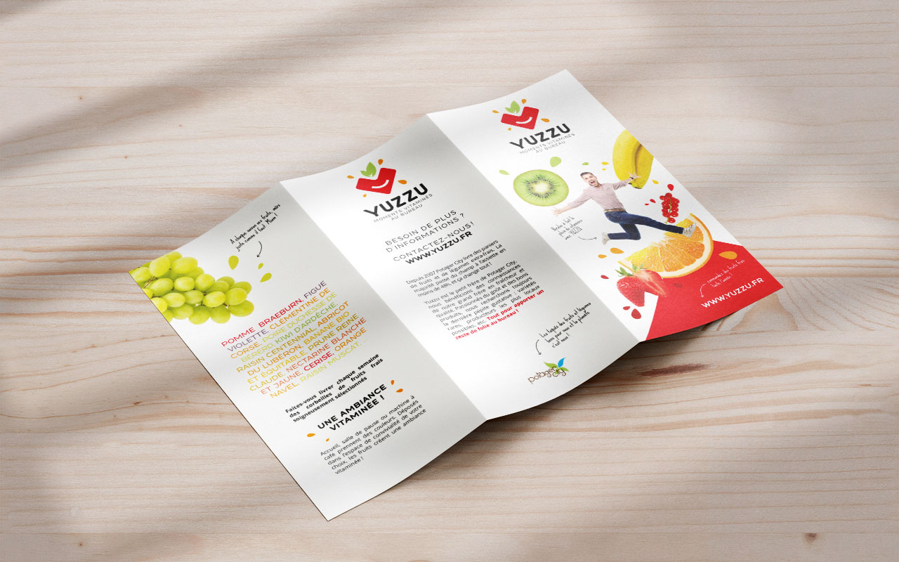 Flyer 3 volets Yuzzu - Recto